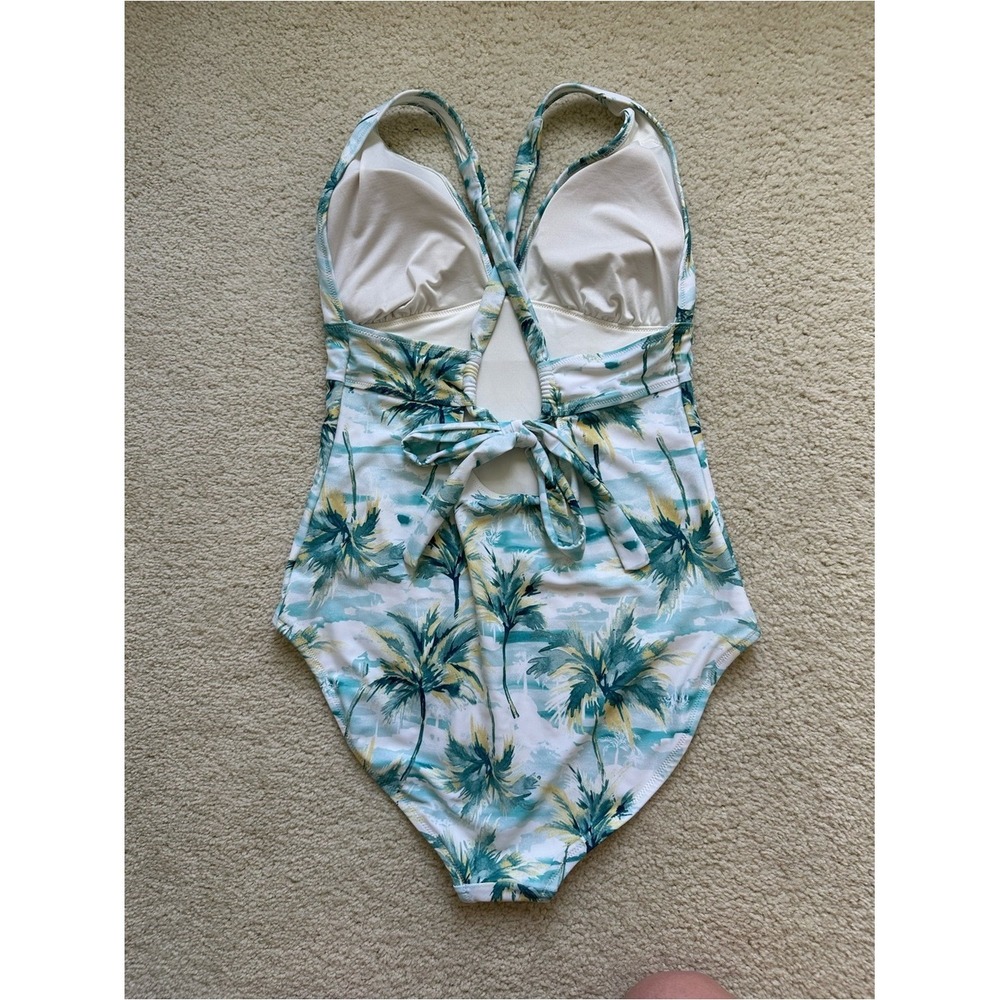 Tropical Coastal Floral Swimsuit Bundle Large One Pieces - Picture 4 of 10